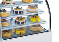 Air Cooling 4 Layer Table Top Cake Display Fridge 10~2°C Cake Display Refrigerator
