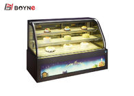 Upright Bench Top Fan Cooling Commercial Cake Display Fridge For Bakery Shop