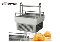 R134A Air Cooling Cake Display Case Floor Type Bakery Cabinet With Sliding Door