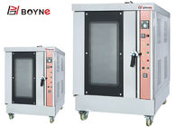 High Temperature Hot Air Eight Trays Stainless Steel Gas Convection Oven For Bakery